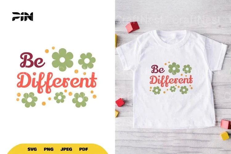 Inspirational Be Different SVG Bundle - CraftNest - Digital Crafting and Art
