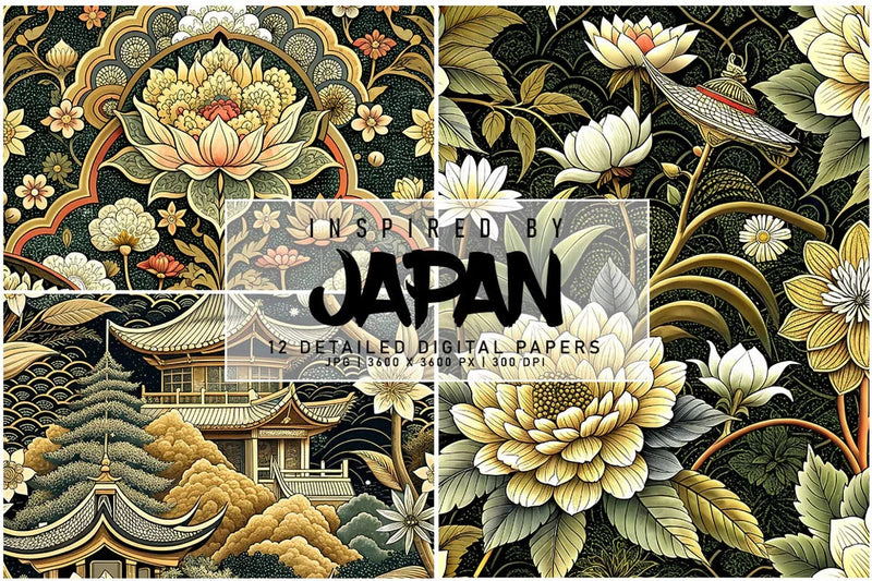 Inspired by Japan - Asian - CraftNest - Digital Crafting and Art
