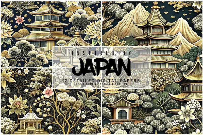 Inspired by Japan - Asian - CraftNest - Digital Crafting and Art