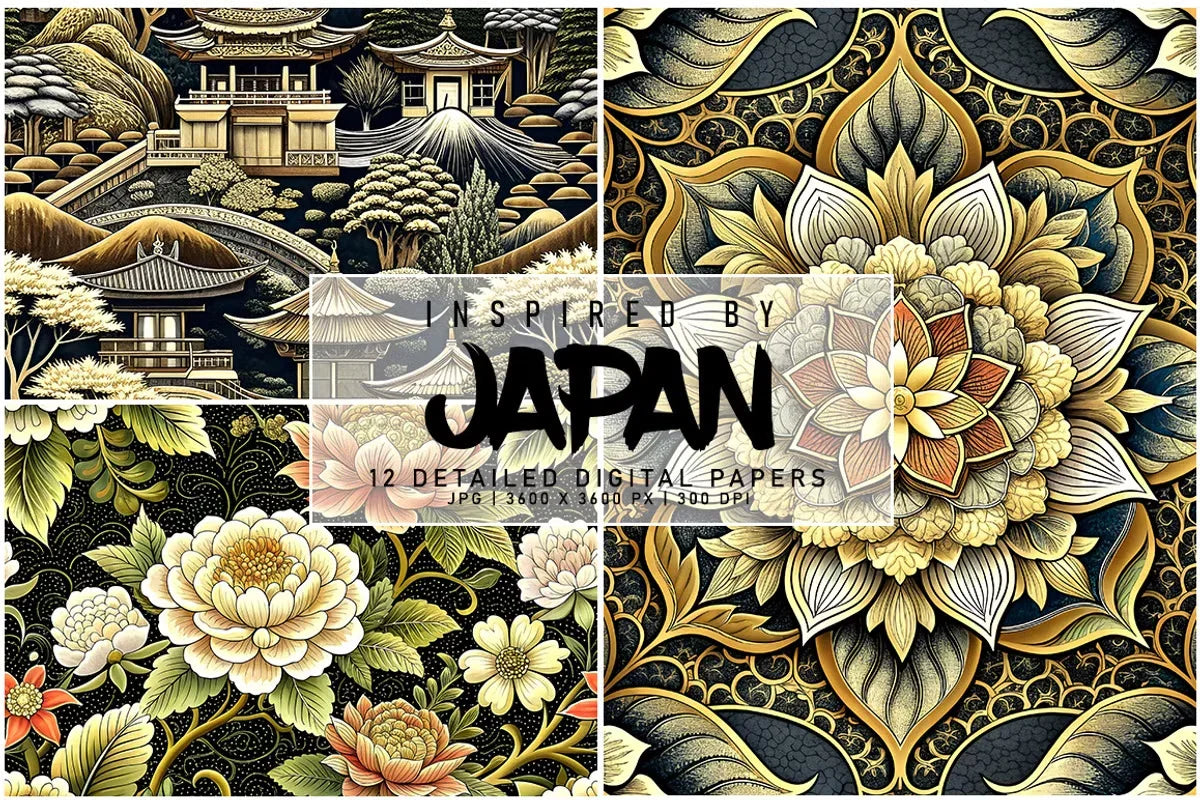Inspired by Japan - Asian - CraftNest - Digital Crafting and Art