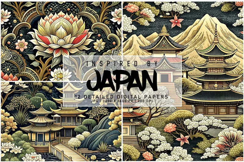 Inspired by Japan - Asian - CraftNest - Digital Crafting and Art