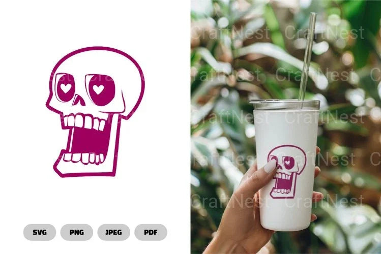 Isolated Skull Head SVG Bundle - CraftNest - Digital Crafting and Art