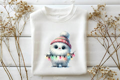 Christmas Cute Yeti Clipart Bundle - CraftNest - Digital Crafting and Art