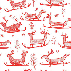Christmas Doodle Digital Paper Design - CraftNest - Digital Crafting and Art