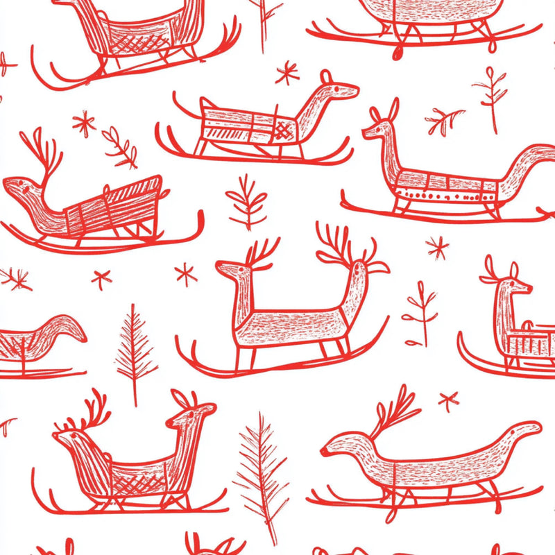 Christmas Doodle Digital Paper Design - CraftNest - Digital Crafting and Art