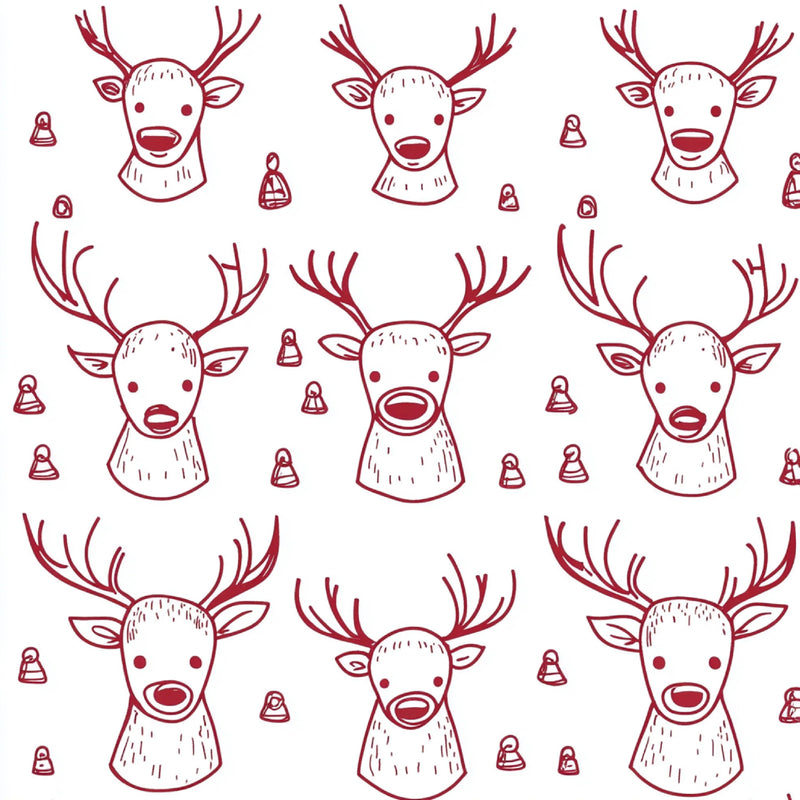 Christmas Doodle Digital Paper Design - CraftNest - Digital Crafting and Art