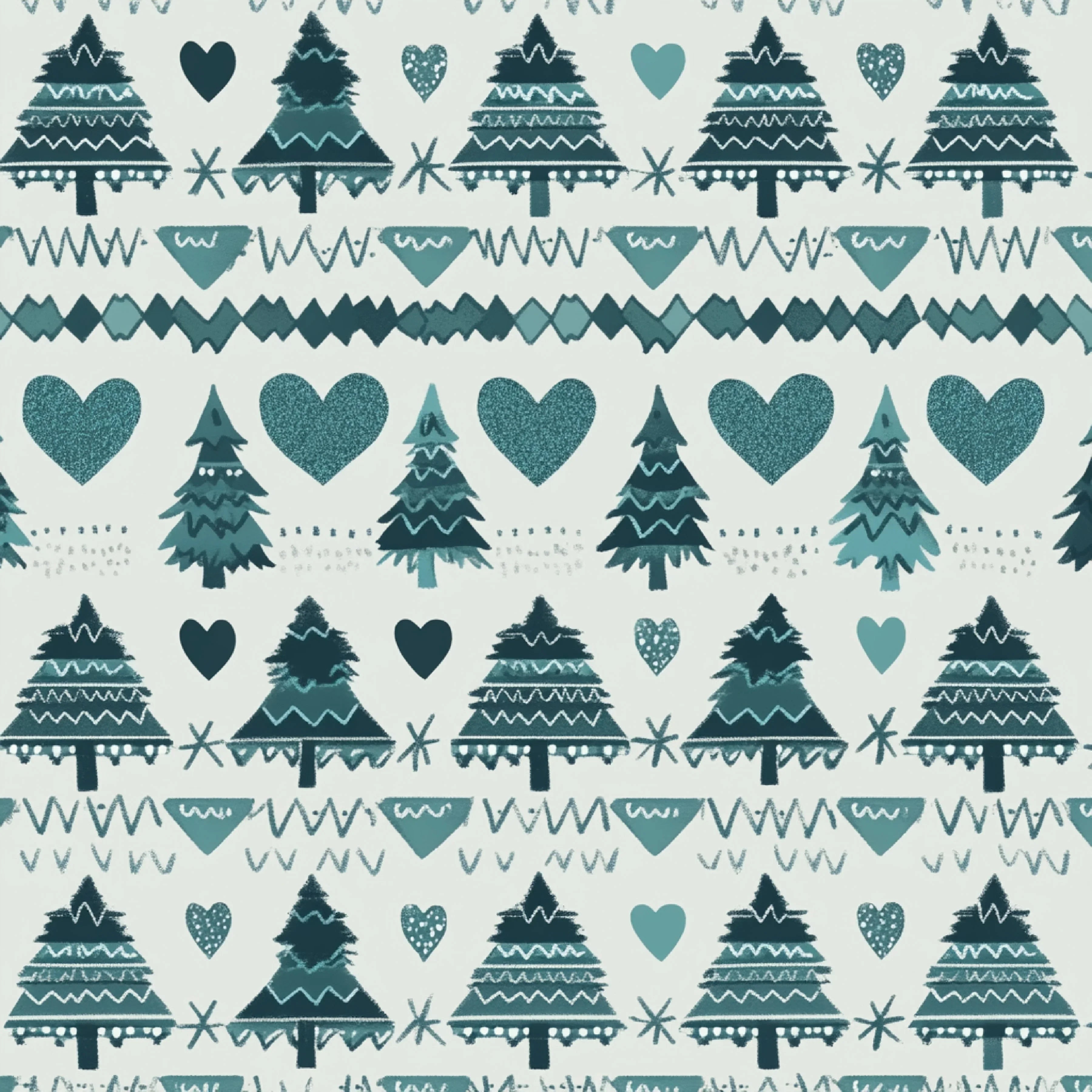 Scandinavian Christmas Digital Paper Collection - CraftNest - Digital Crafting and Art