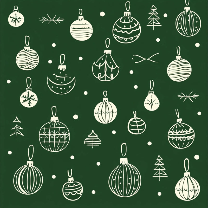 Christmas Doodle Digital Paper Design - CraftNest - Digital Crafting and Art