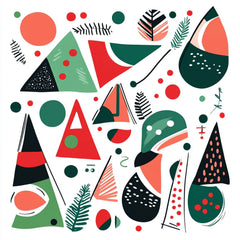 Christmas Doodle Digital Paper Design - CraftNest - Digital Crafting and Art