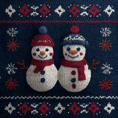 Christmas Knit Scrapbook Paper Clipart Bundle - CraftNest - Digital Crafting and Art