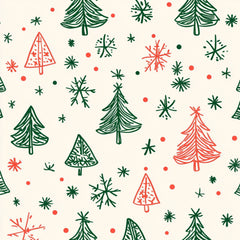 Christmas Doodle Digital Paper Design - CraftNest - Digital Crafting and Art