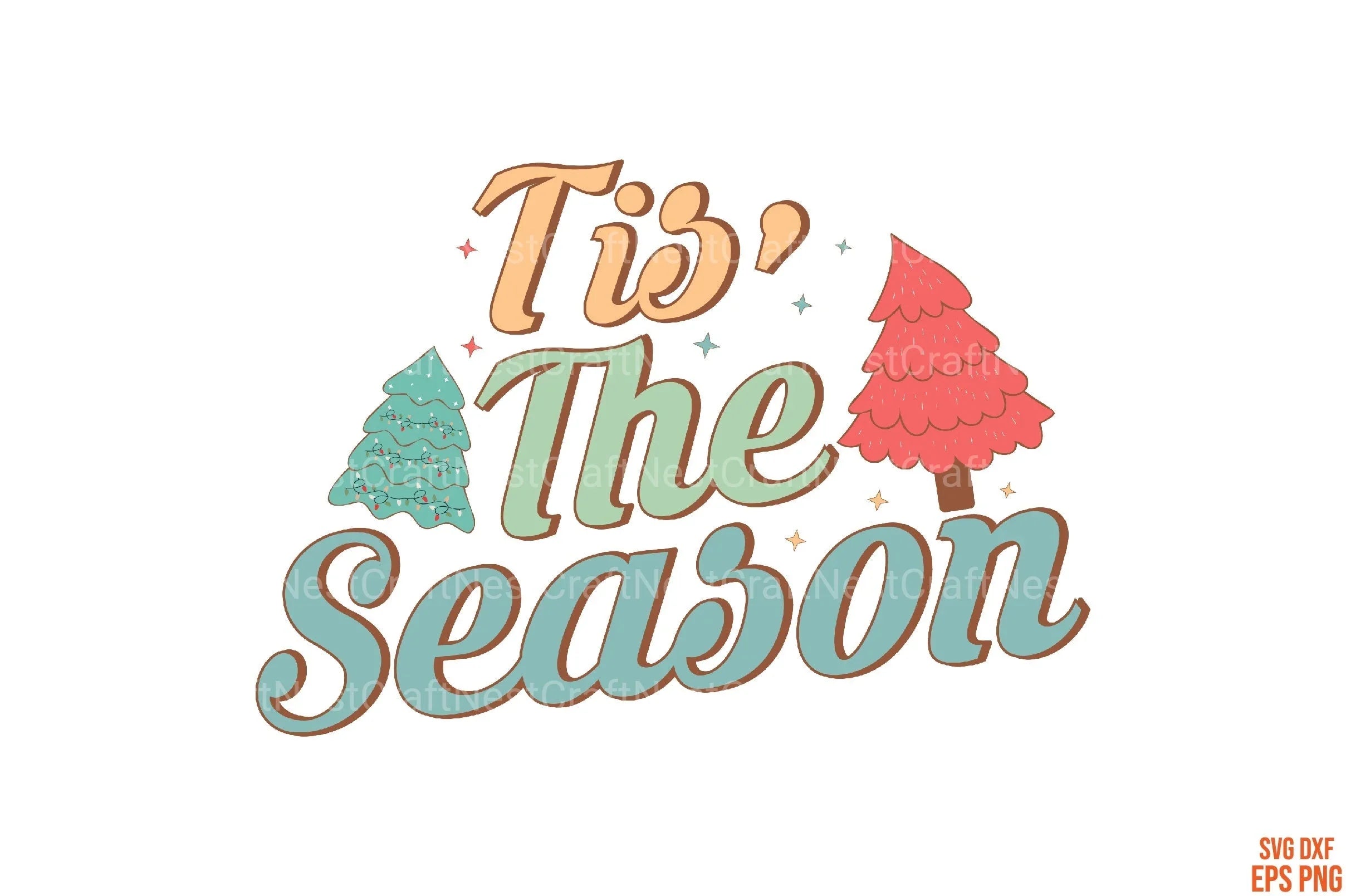 Christmas Retro Bundle2 Bundle - CraftNest - Digital Crafting and Art