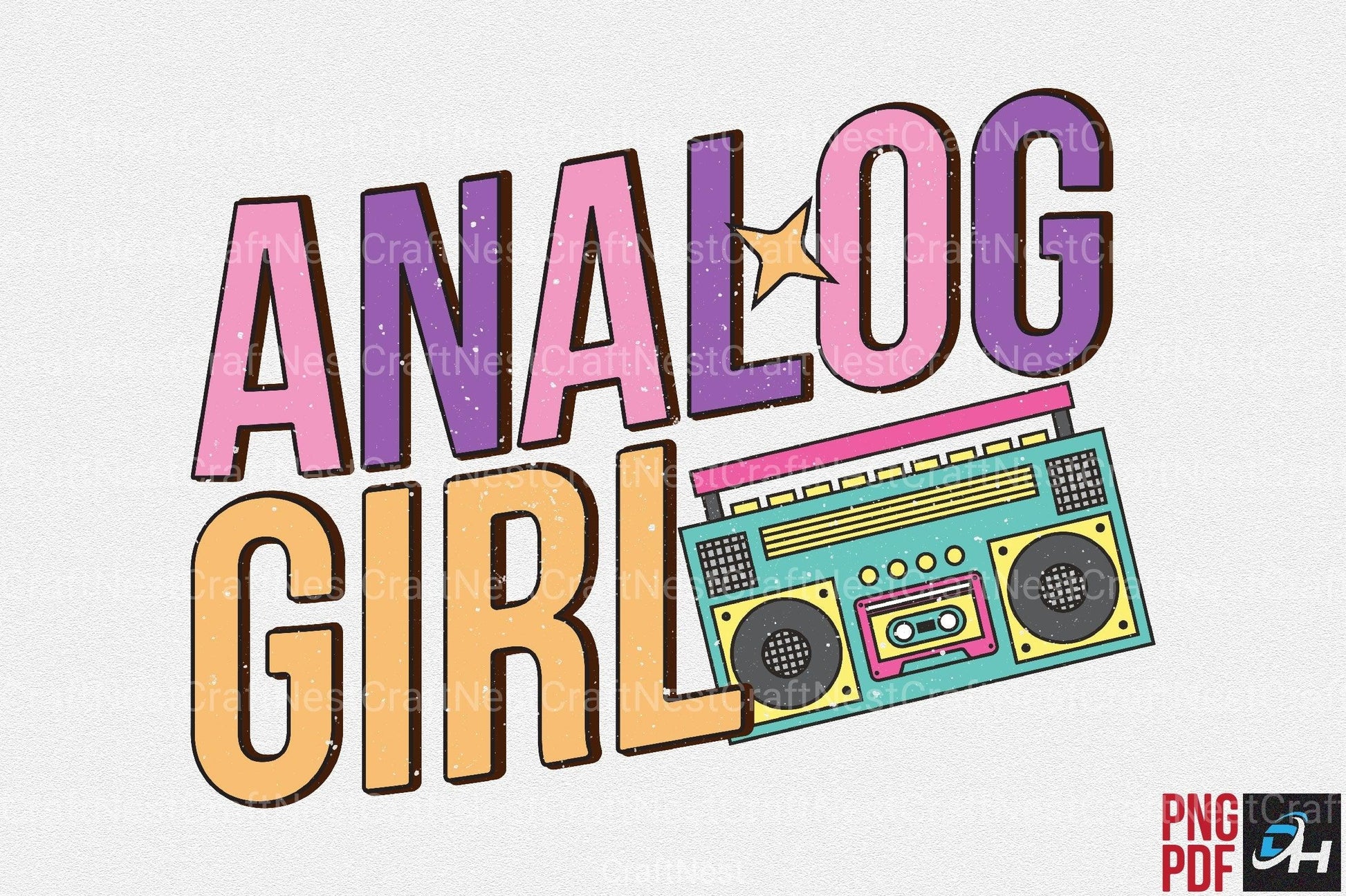 90s Retro Clipart Bundle - CraftNest - Digital Crafting and Art