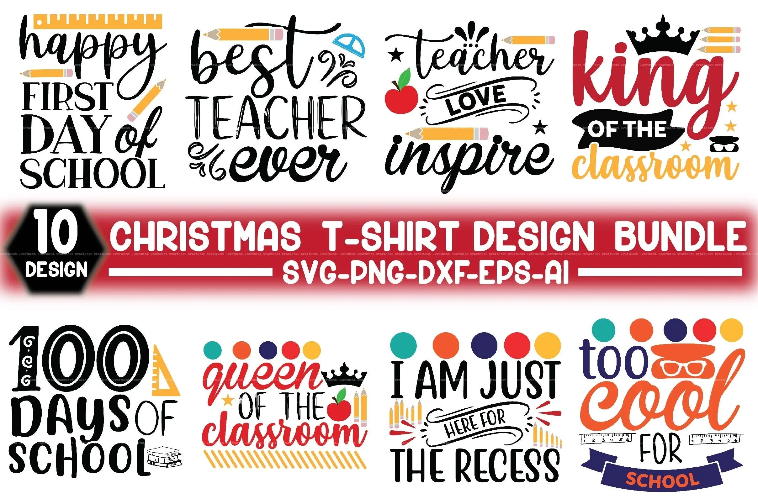 School SVG Bundle for Creative Projects