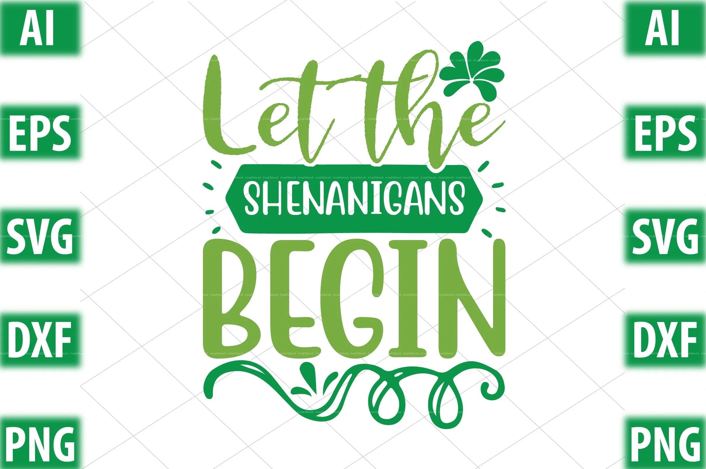 St. Patrick's Day SVG Design Bundle 12 - CraftNest - Digital Crafting and Art