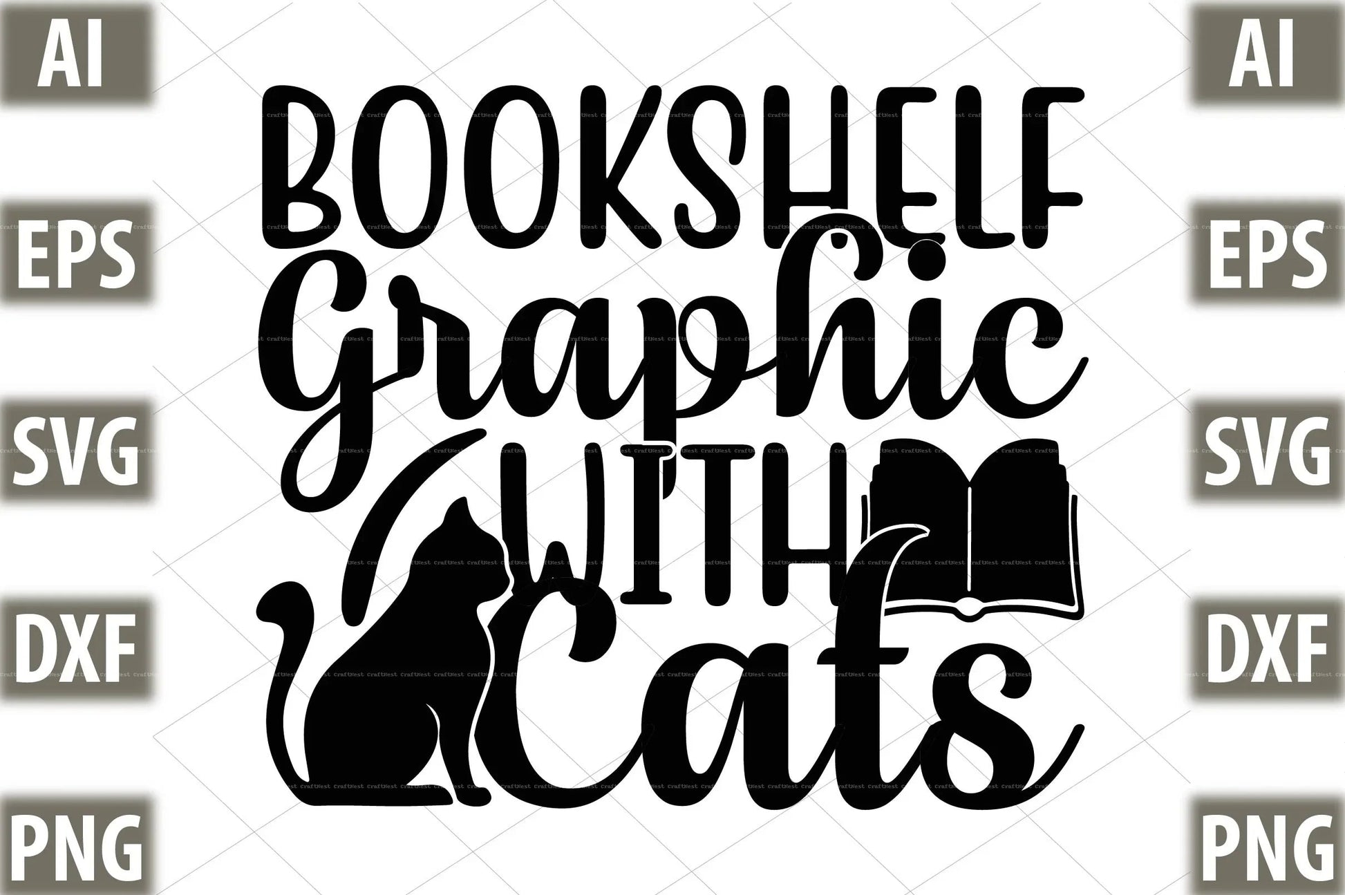 Book Lover SVG Design Bundle - CraftNest - Digital Crafting and Art