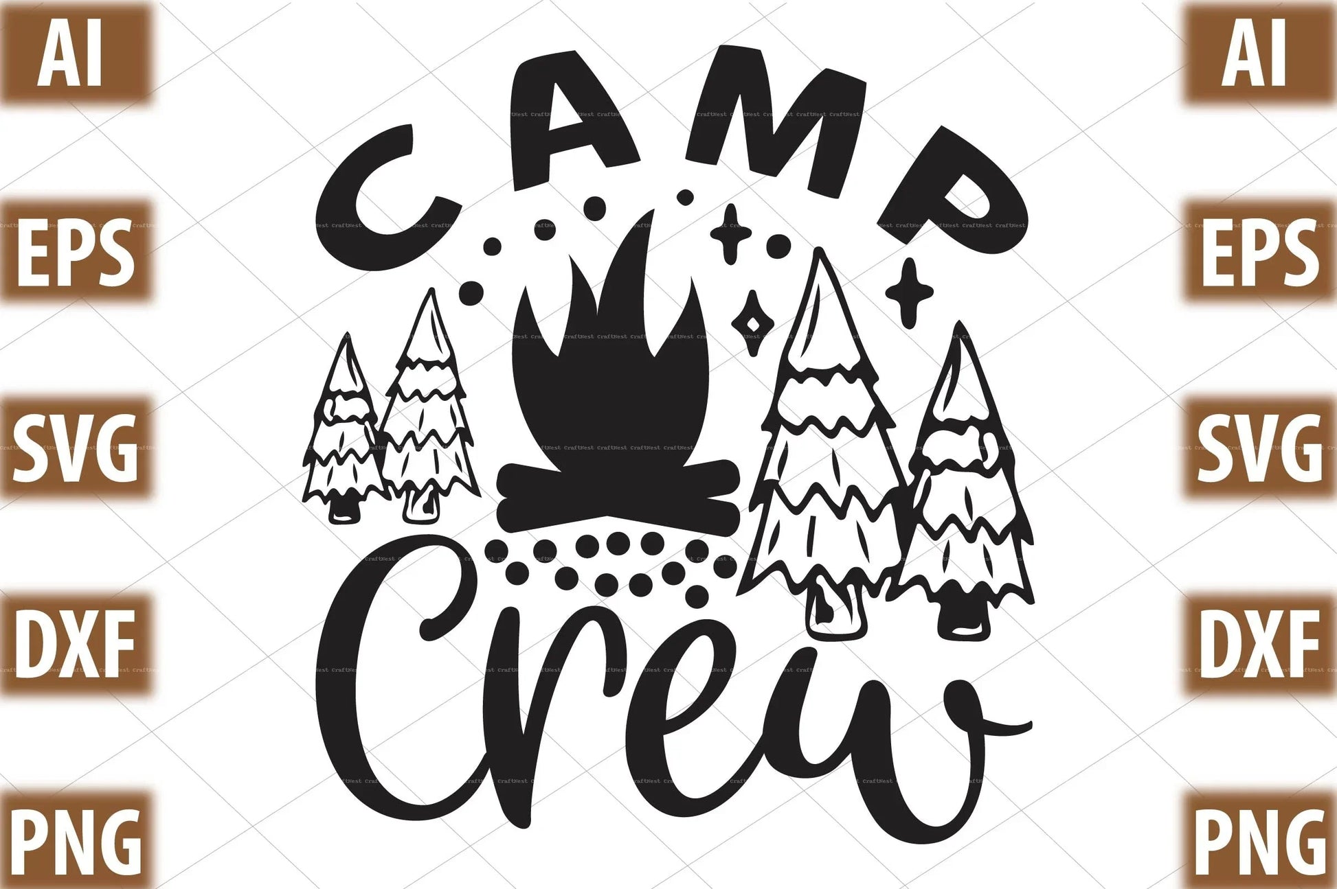 Camping Design SVG Bundle 1 - CraftNest - Digital Crafting and Art