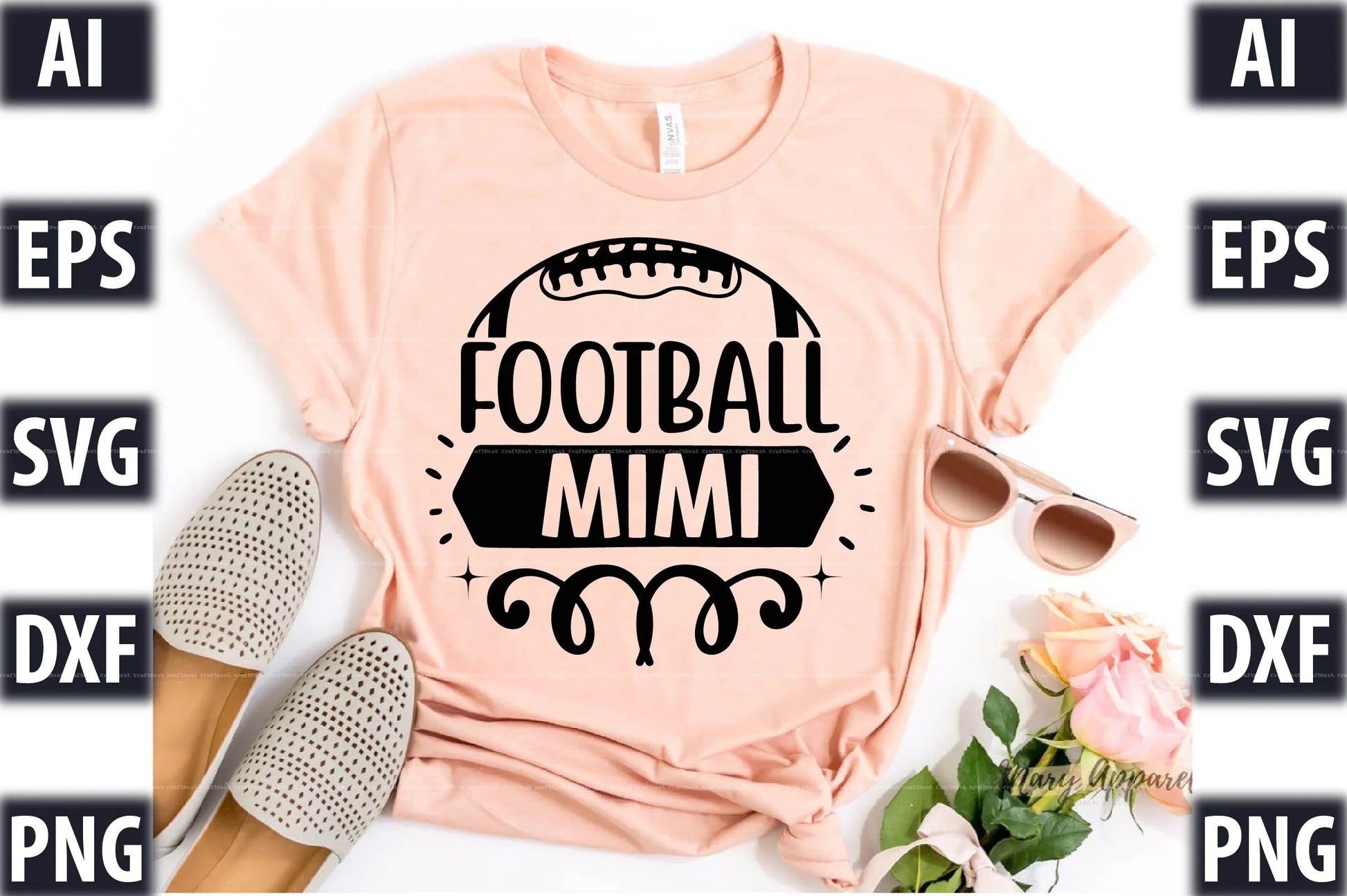 Football Design SVG Bundle 2 - CraftNest - Digital Crafting and Art