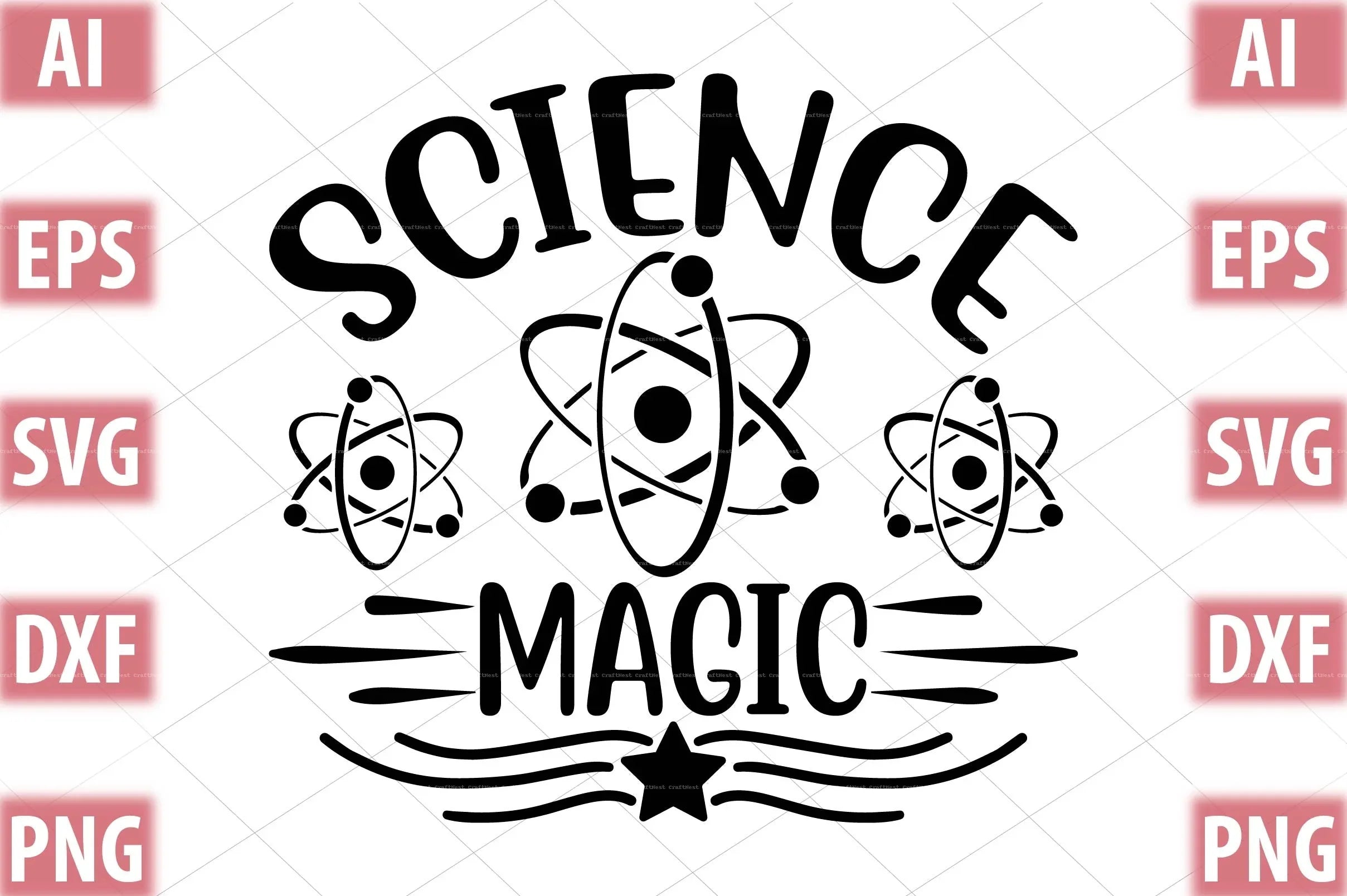 Science Design SVG Bundle for Creative Projects - CraftNest - Digital Crafting and Art