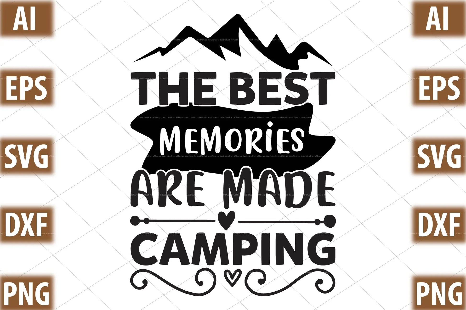 Camping Design SVG Bundle 1 - CraftNest - Digital Crafting and Art