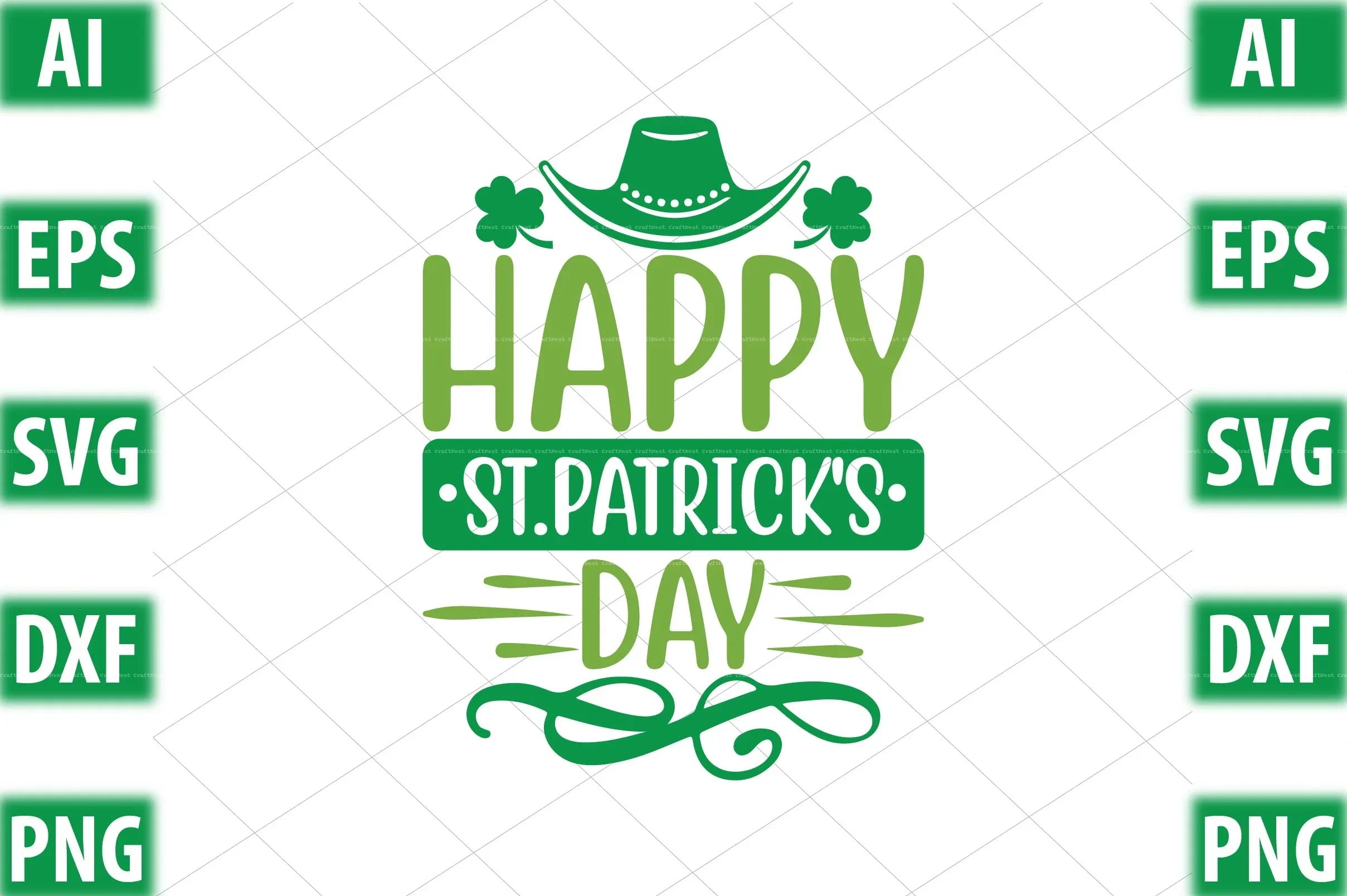 St. Patrick's Day SVG Design Bundle 12 - CraftNest - Digital Crafting and Art