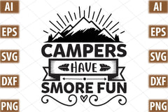 Camping Design SVG Bundle 1 - CraftNest - Digital Crafting and Art