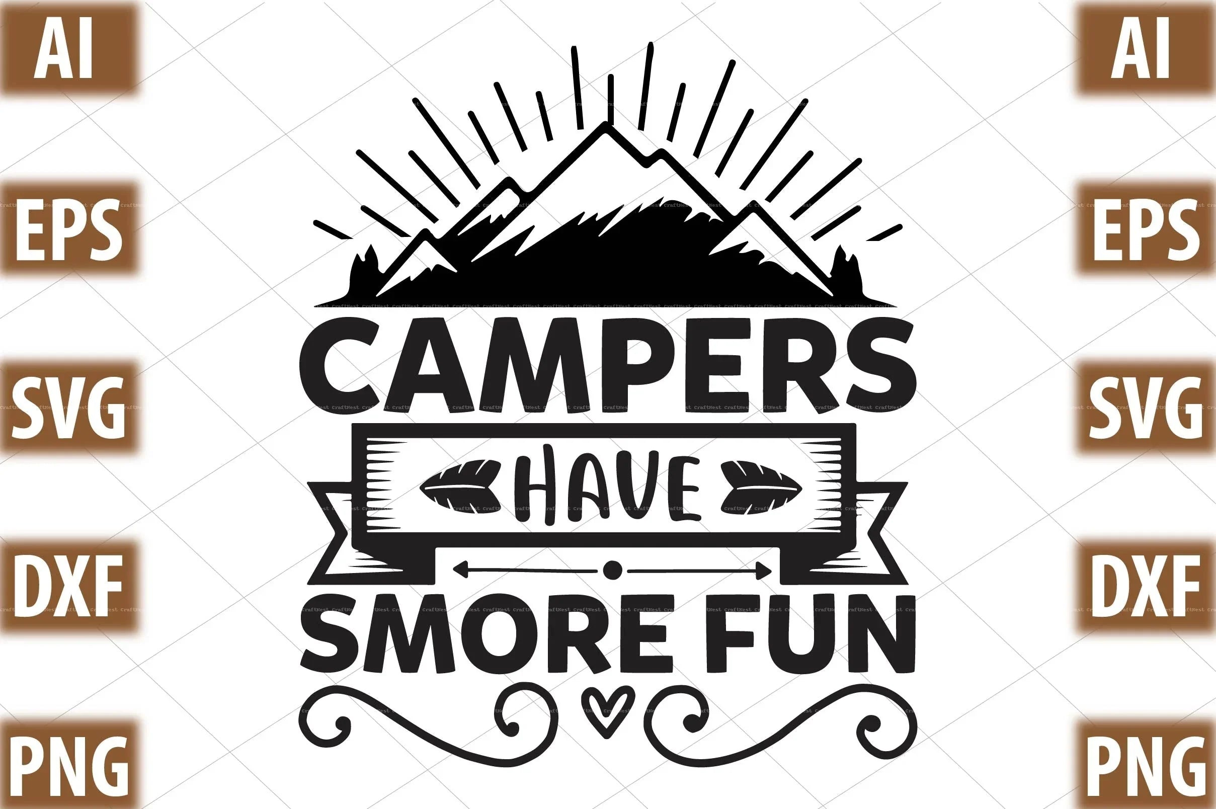 Camping Design SVG Bundle 1 - CraftNest - Digital Crafting and Art