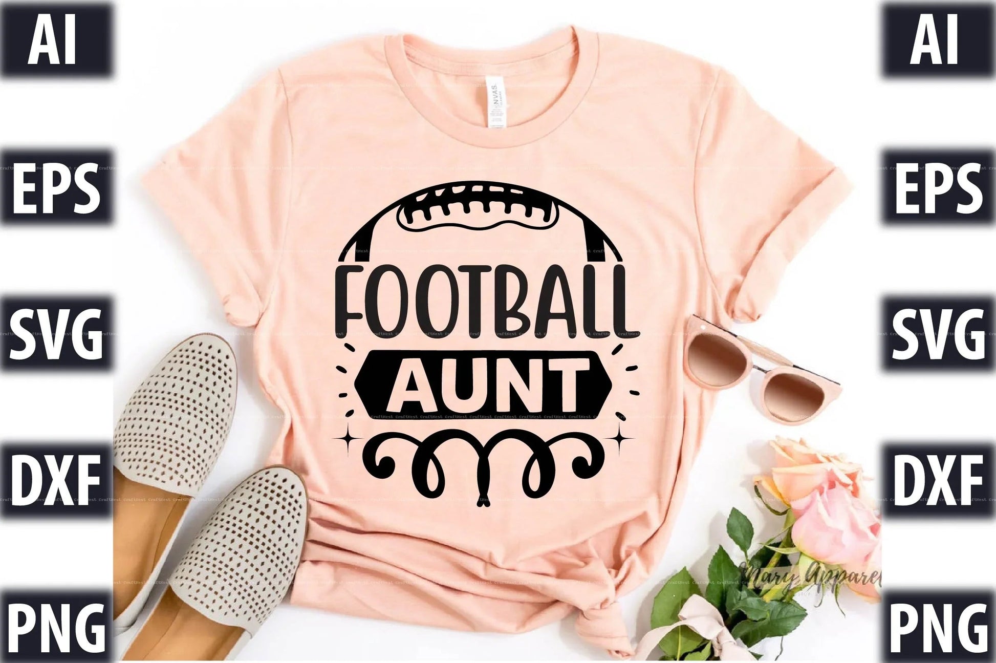Football Design SVG Bundle 2 - CraftNest - Digital Crafting and Art