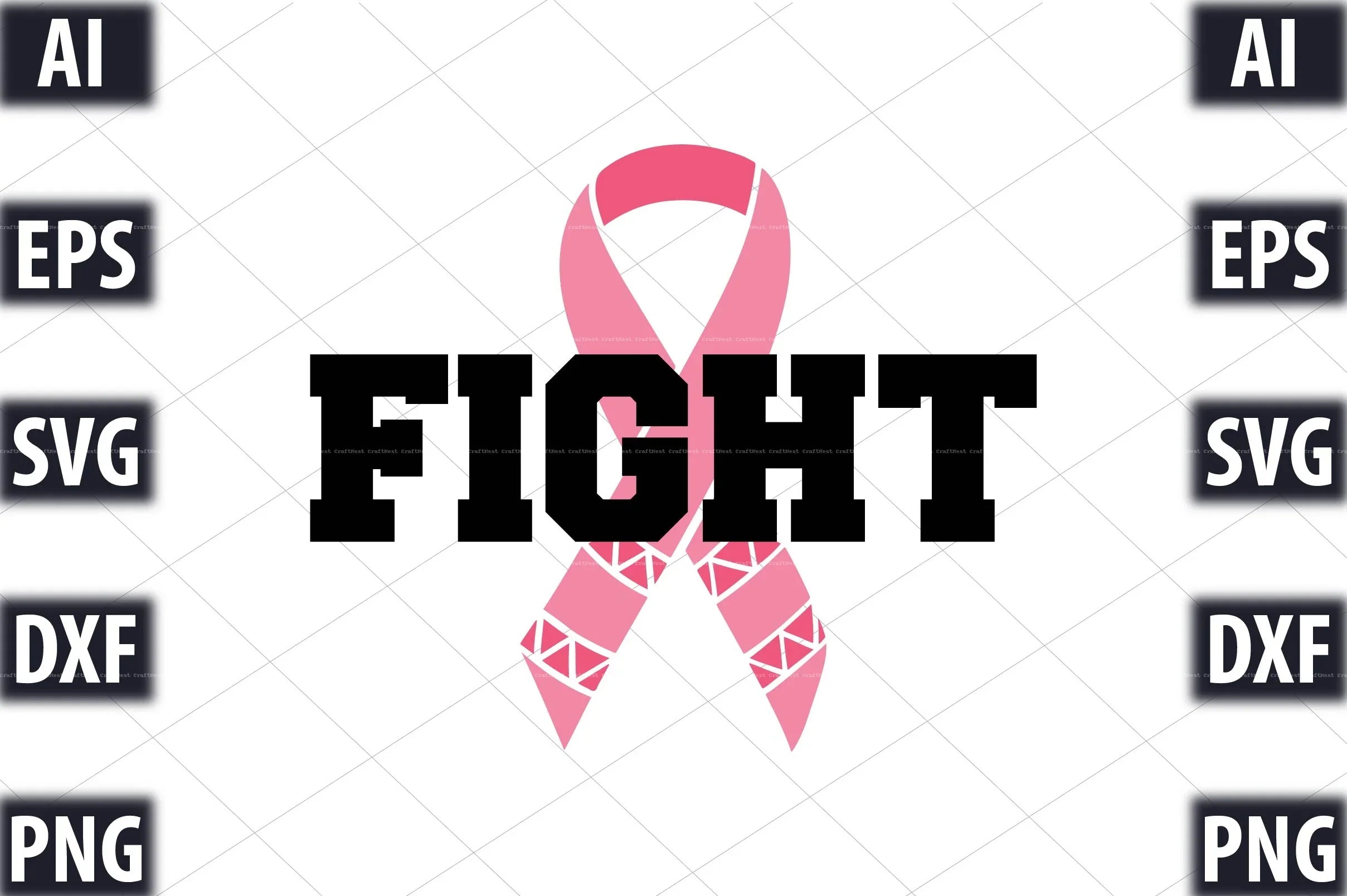 Cancer Awareness SVG Design Bundle - CraftNest - Digital Crafting and Art