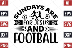 Football Design SVG Bundle 4 - CraftNest - Digital Crafting and Art