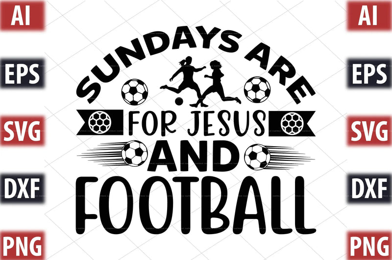 Football Design SVG Bundle 4 - CraftNest - Digital Crafting and Art