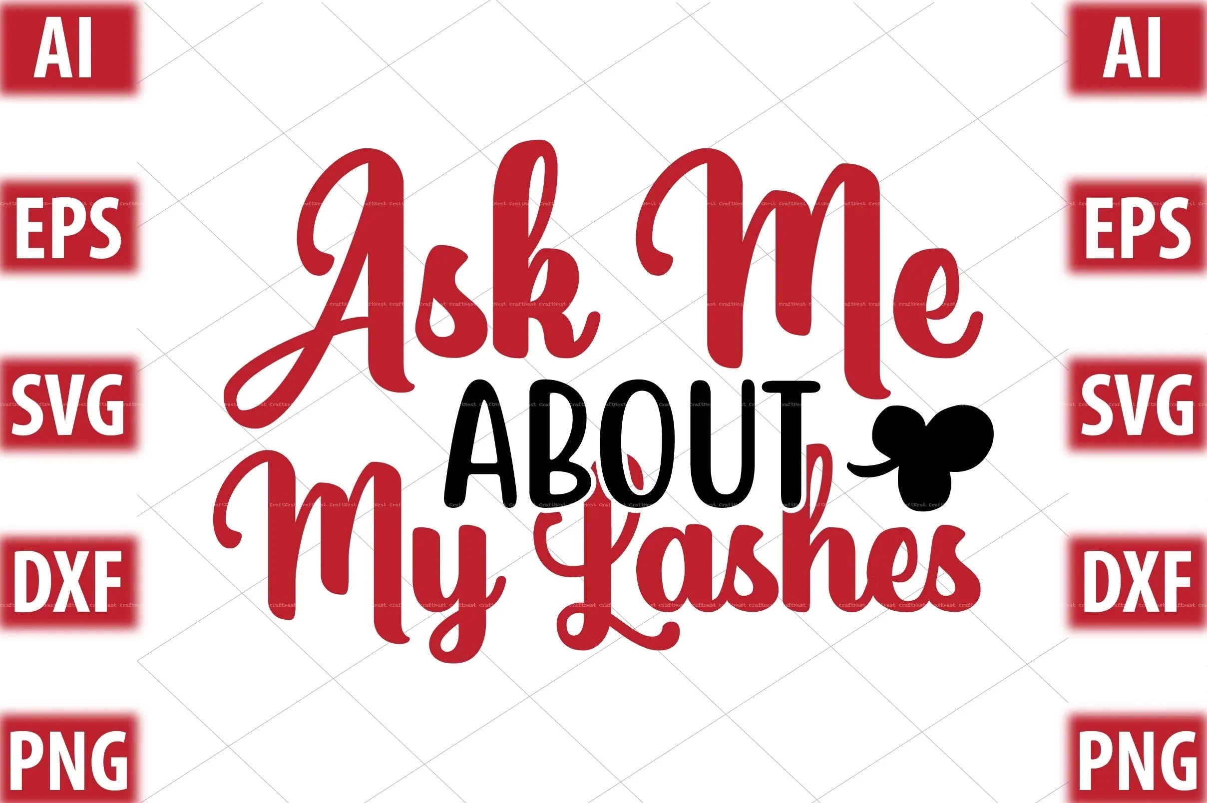 Makeup Design SVG Bundle 5 - CraftNest - Digital Crafting and Art