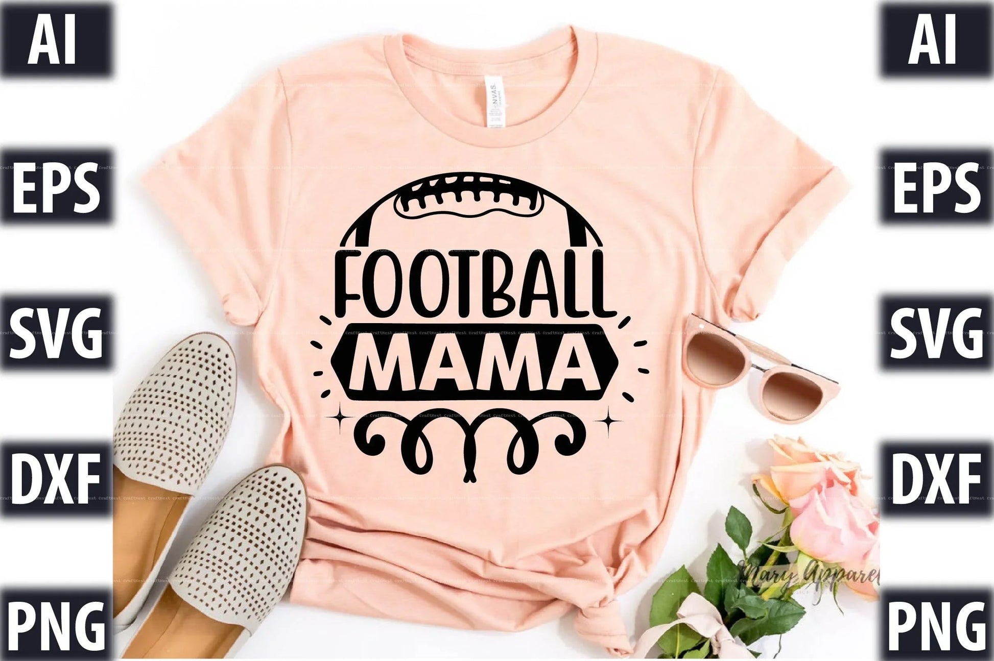 Football Design SVG Bundle 2 - CraftNest - Digital Crafting and Art