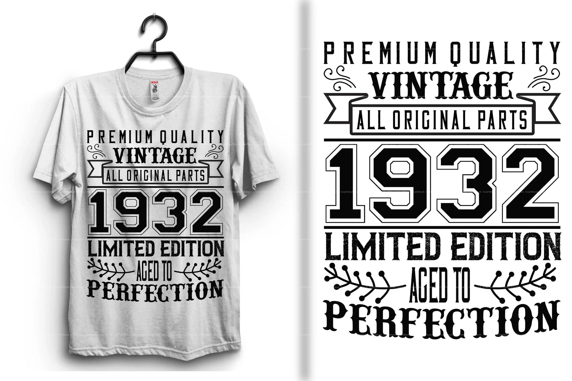 Vintage T-Shirt Design SVG Bundle 1 - CraftNest - Digital Crafting and Art