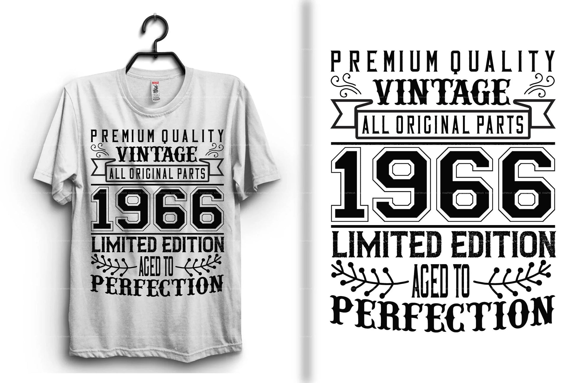 Vintage T-Shirt Design SVG Bundle 1 - CraftNest - Digital Crafting and Art