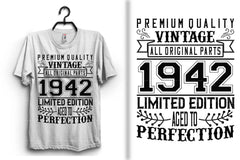 Vintage T-Shirt Design SVG Bundle 1 - CraftNest - Digital Crafting and Art