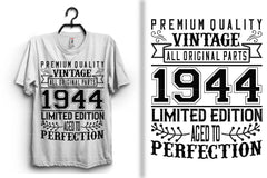 Vintage T-Shirt Design SVG Bundle 1 - CraftNest - Digital Crafting and Art
