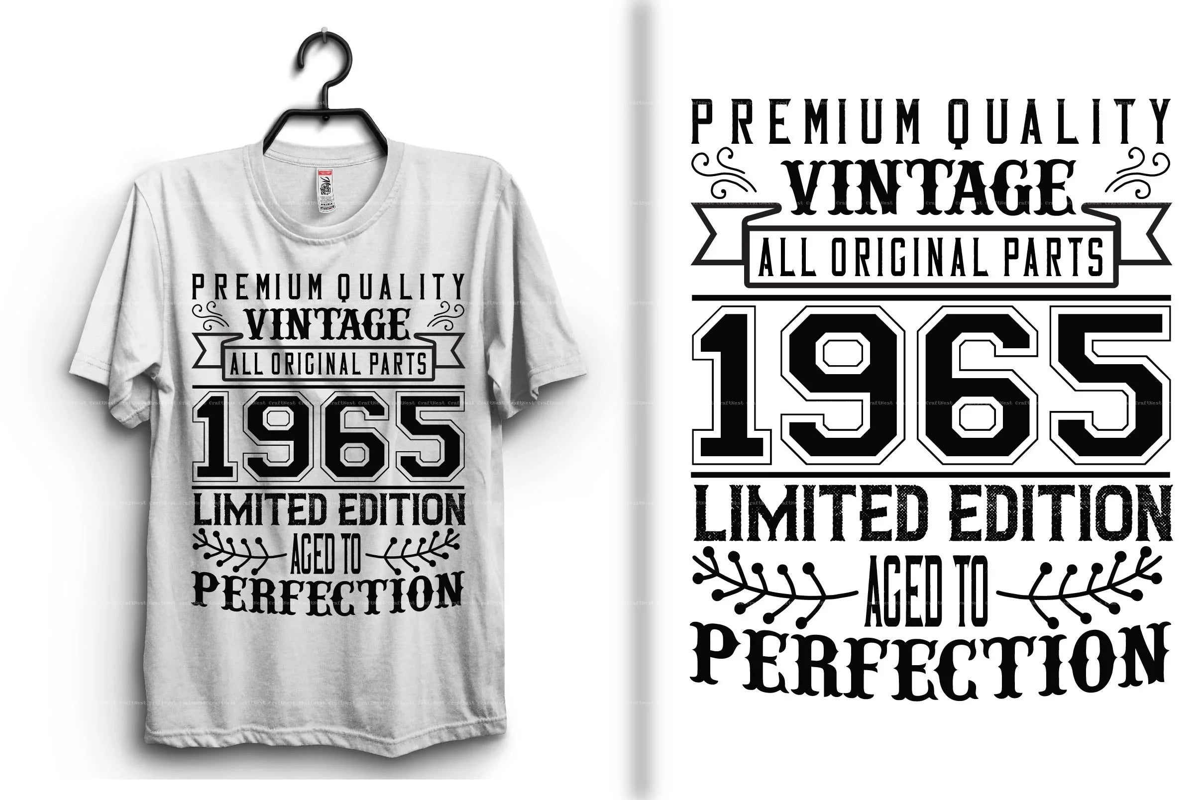 Vintage T-Shirt Design SVG Bundle 1 - CraftNest - Digital Crafting and Art