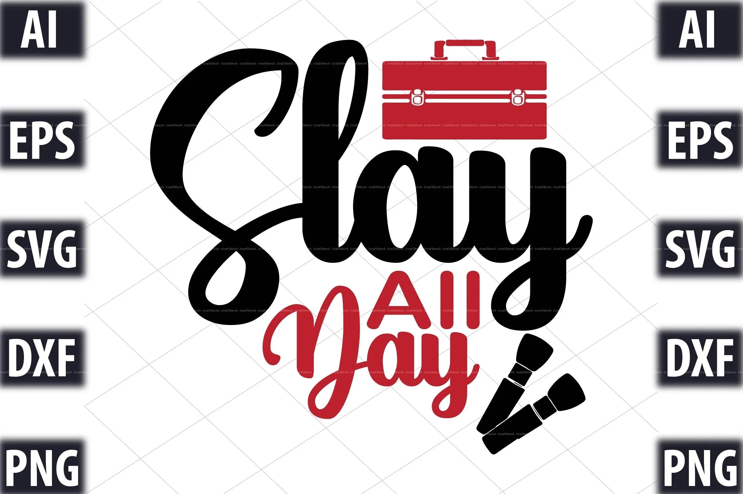 Makeup Design SVG Bundle 4 - CraftNest - Digital Crafting and Art