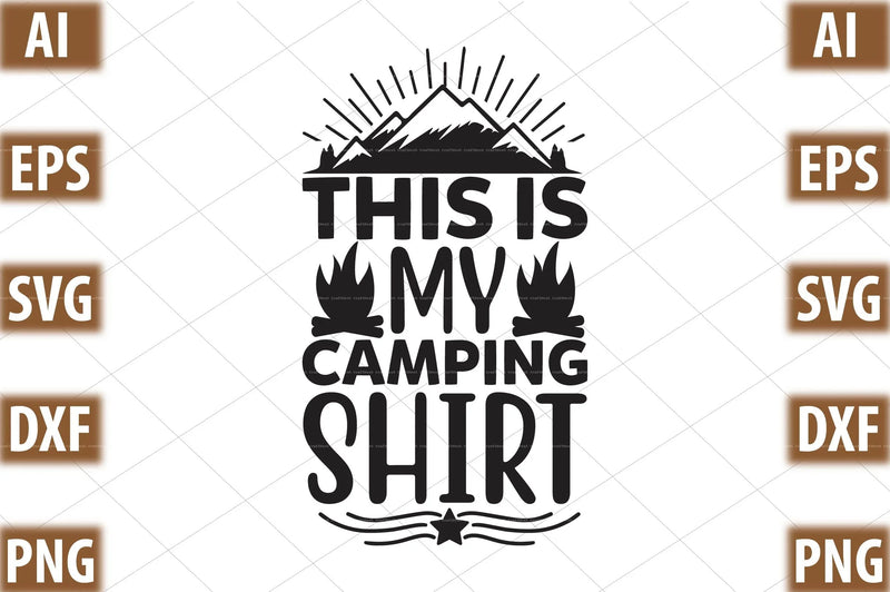 Camping Design SVG Bundle 1 - CraftNest - Digital Crafting and Art