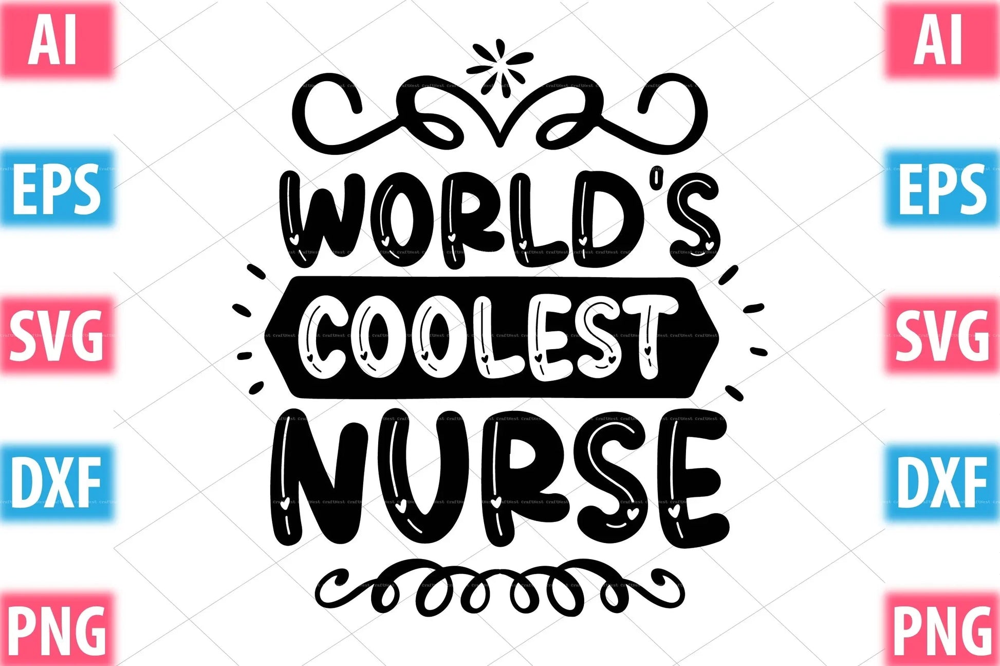 Nurse SVG Bundle 88 - CraftNest - Digital Crafting and Art