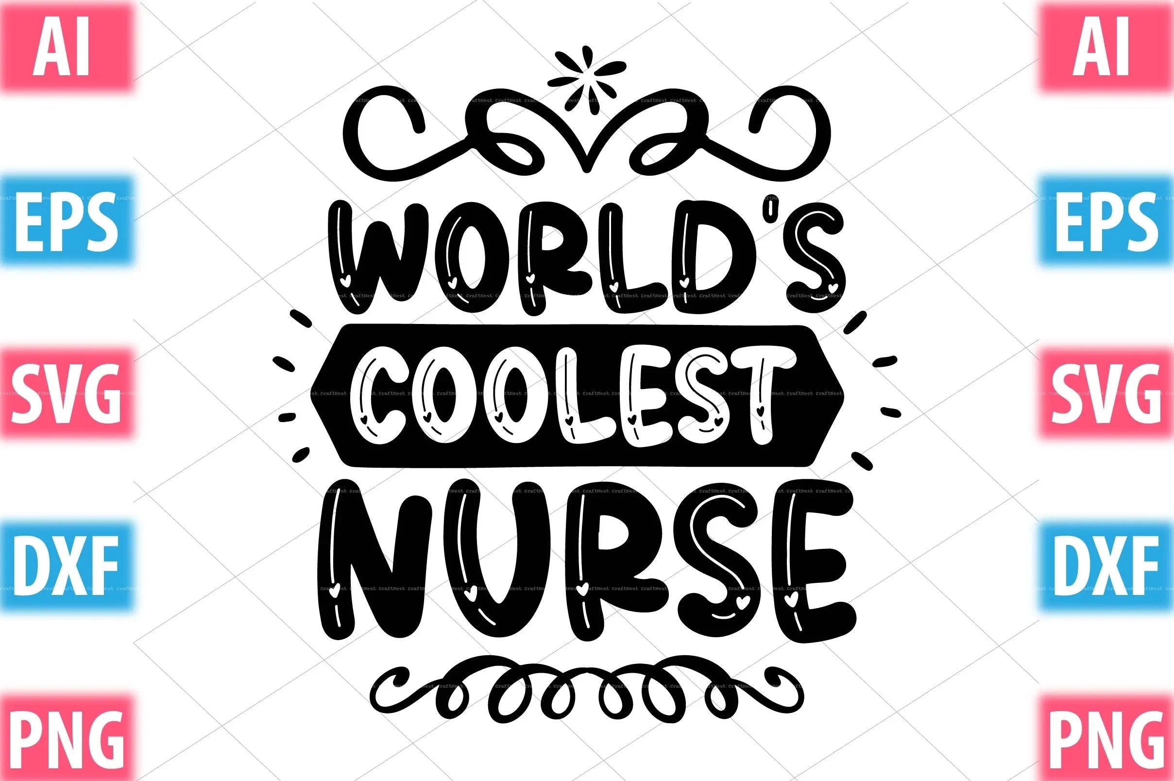 Nurse SVG Bundle 88 - CraftNest - Digital Crafting and Art