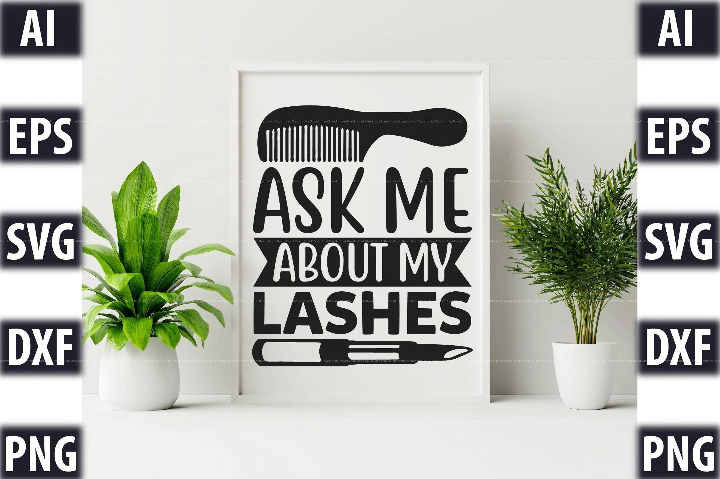 Makeup Design SVG Bundle 6 - CraftNest - Digital Crafting and Art