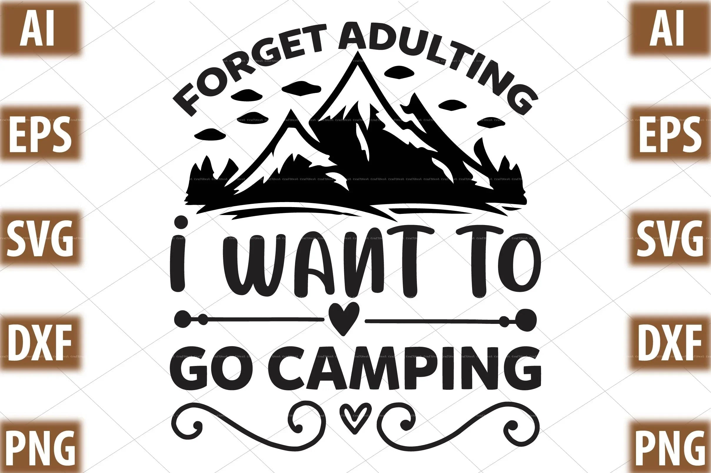 Camping Design SVG Bundle 1 - CraftNest - Digital Crafting and Art