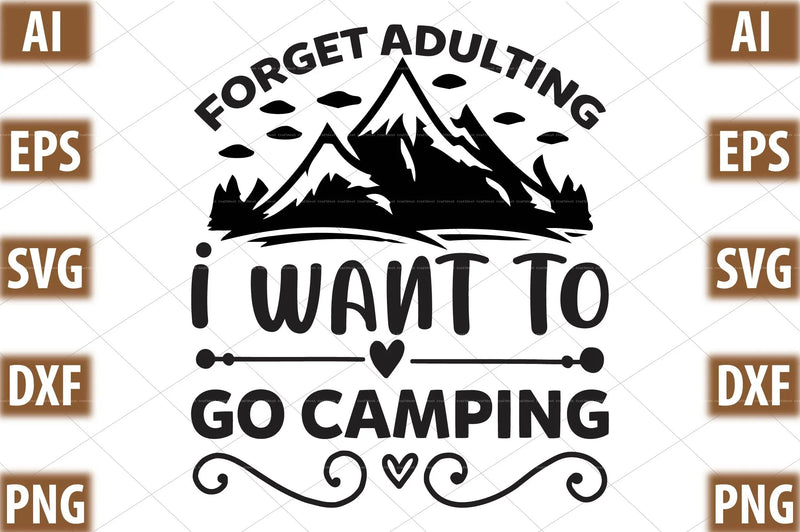Camping Design SVG Bundle 1 - CraftNest - Digital Crafting and Art