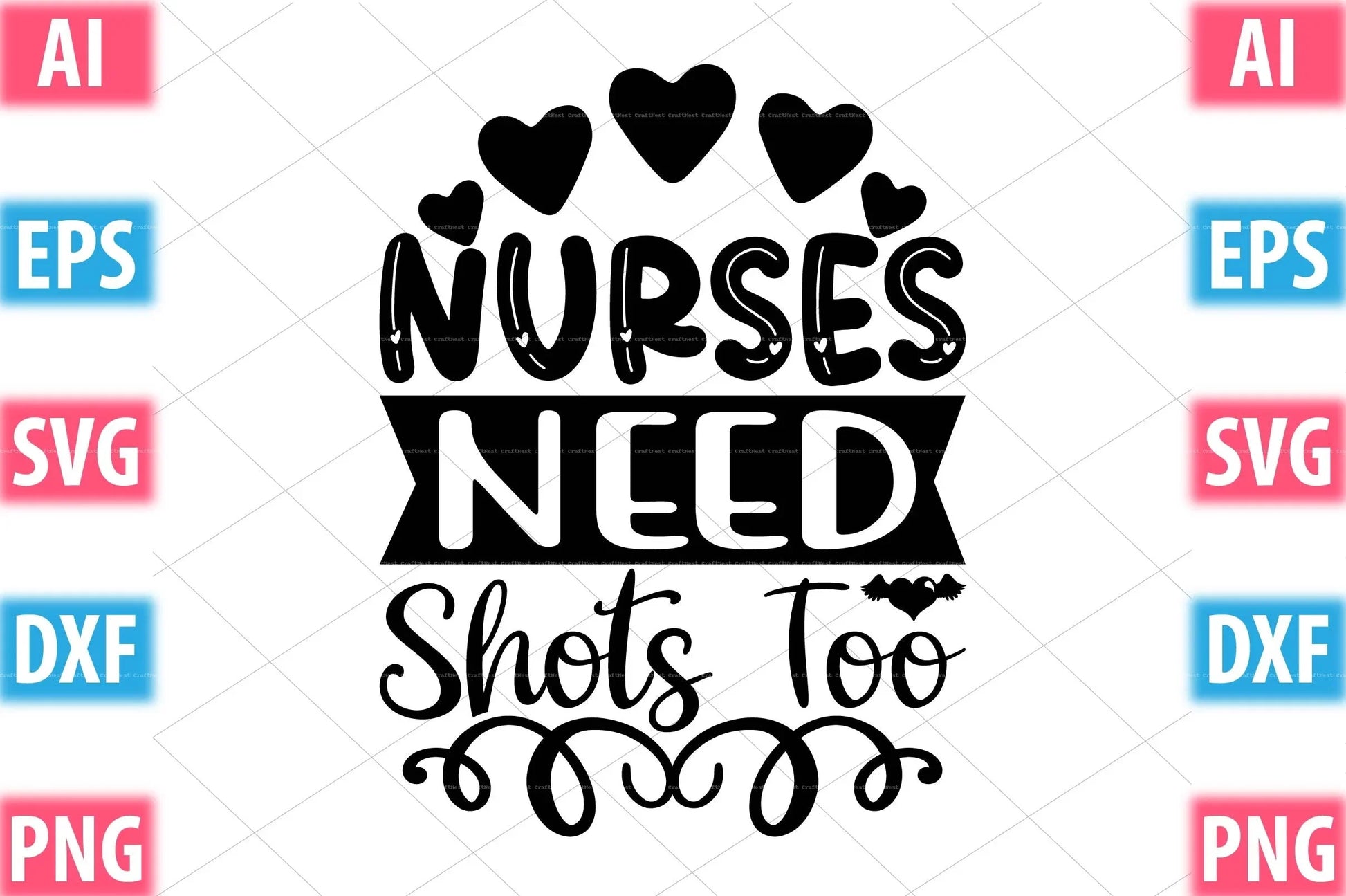 Nurse SVG Bundle 88 - CraftNest - Digital Crafting and Art