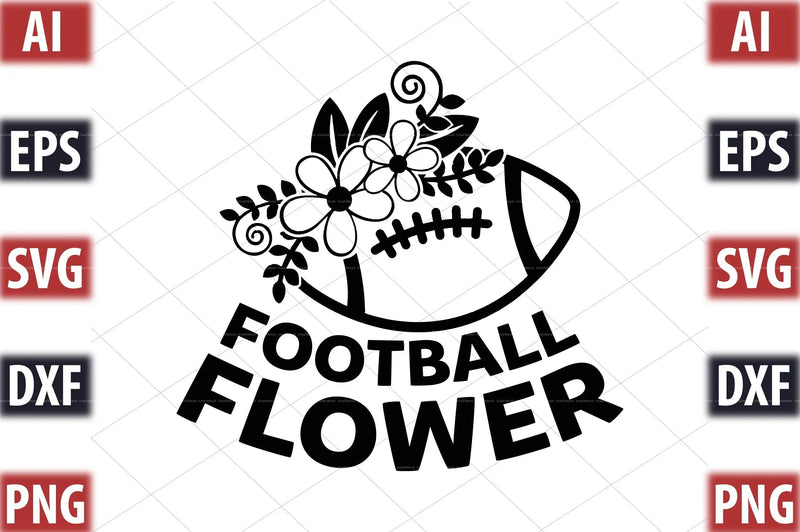 Football Design SVG Bundle 4 - CraftNest - Digital Crafting and Art