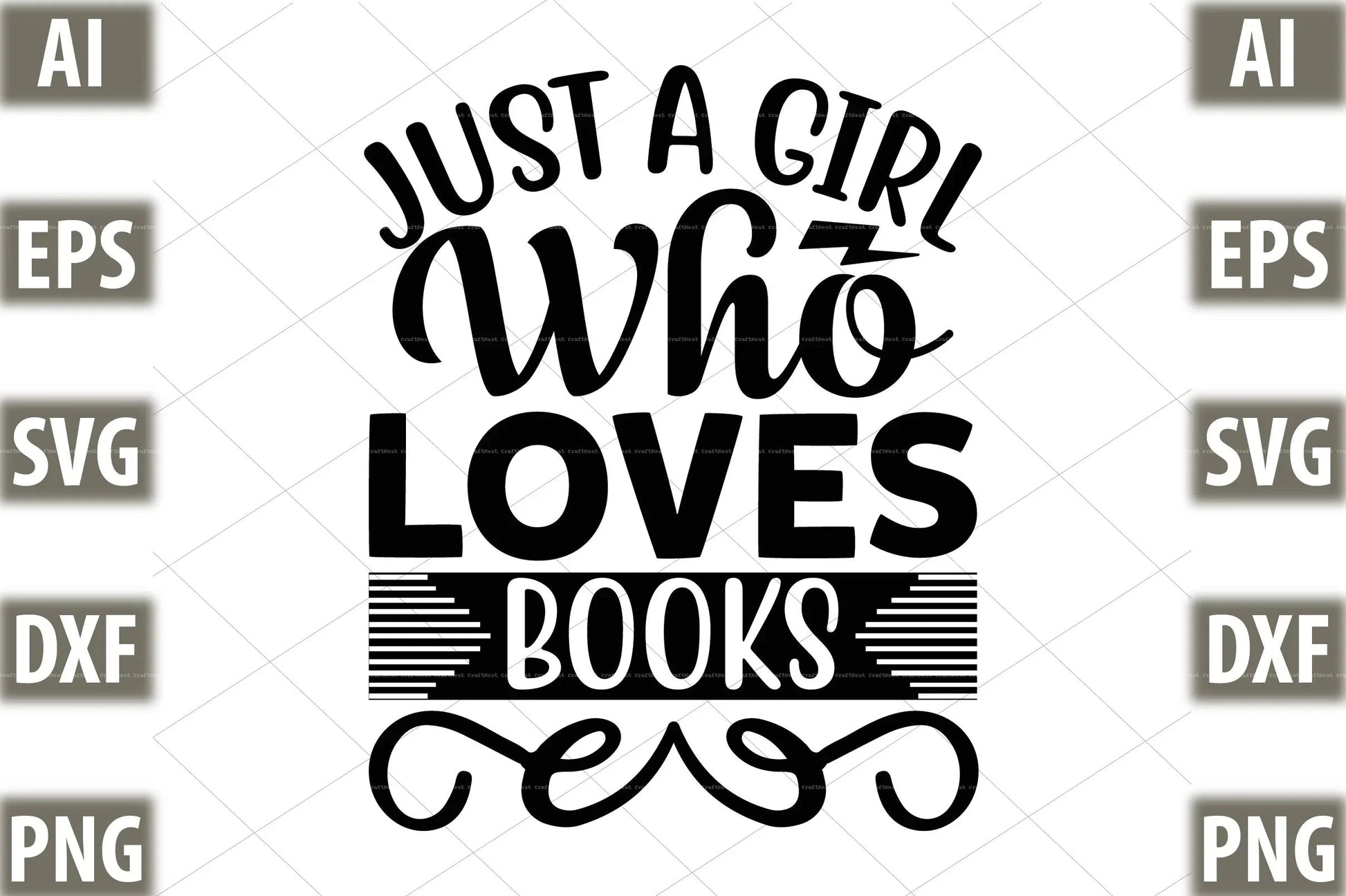 Book Lover SVG Design Bundle - CraftNest - Digital Crafting and Art