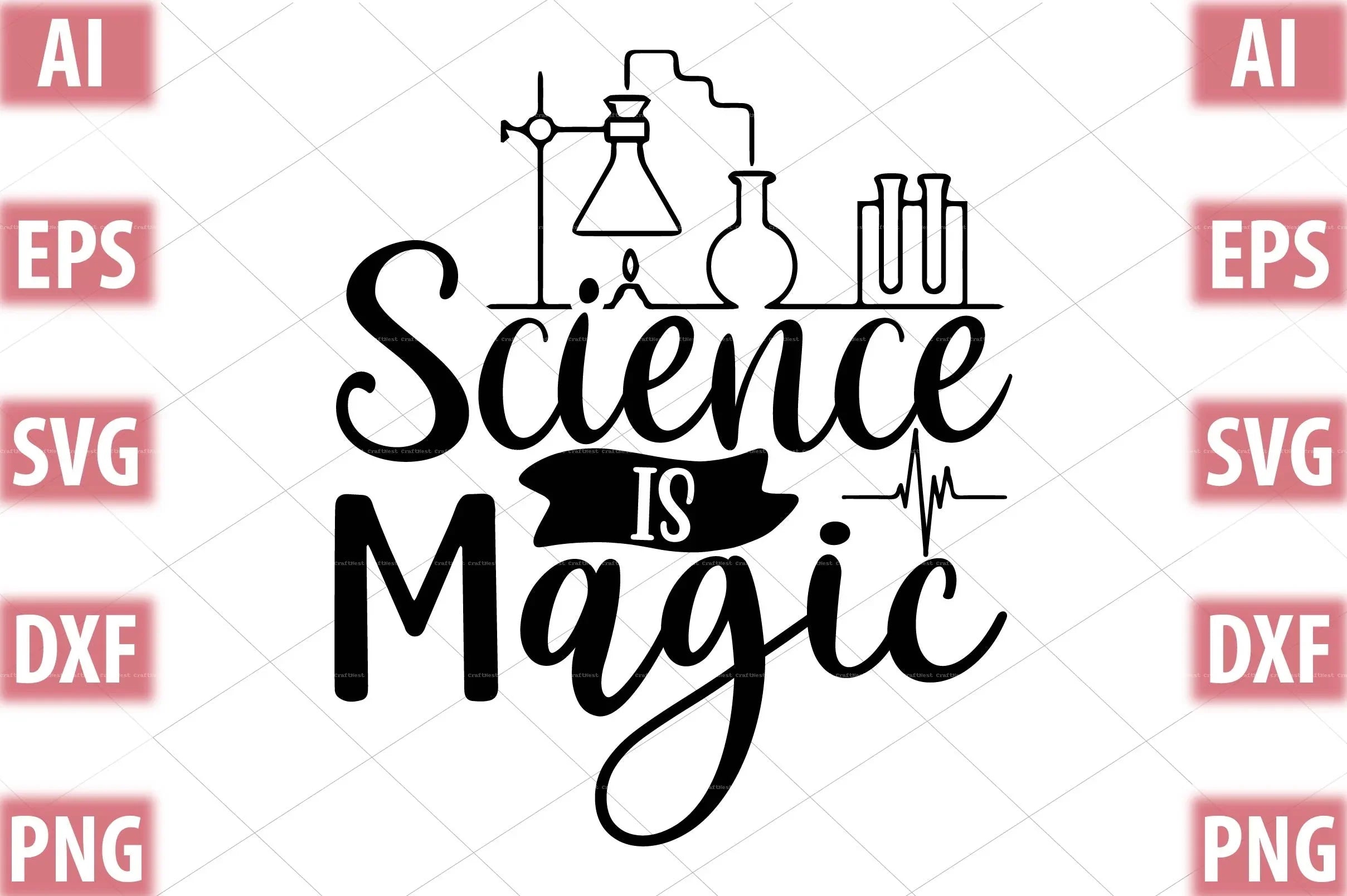 Science Design SVG Bundle for Creative Projects - CraftNest - Digital Crafting and Art