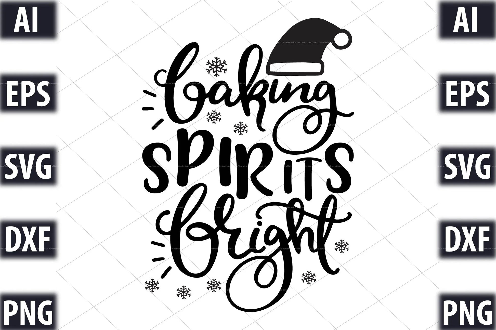 Christmas Design SVG Bundle  Pack - CraftNest - Digital Crafting and Art